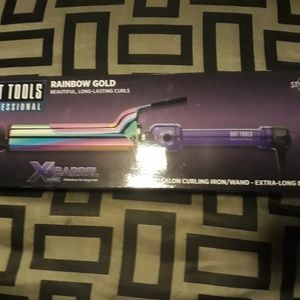 Hot tools rainbow gold curling iron